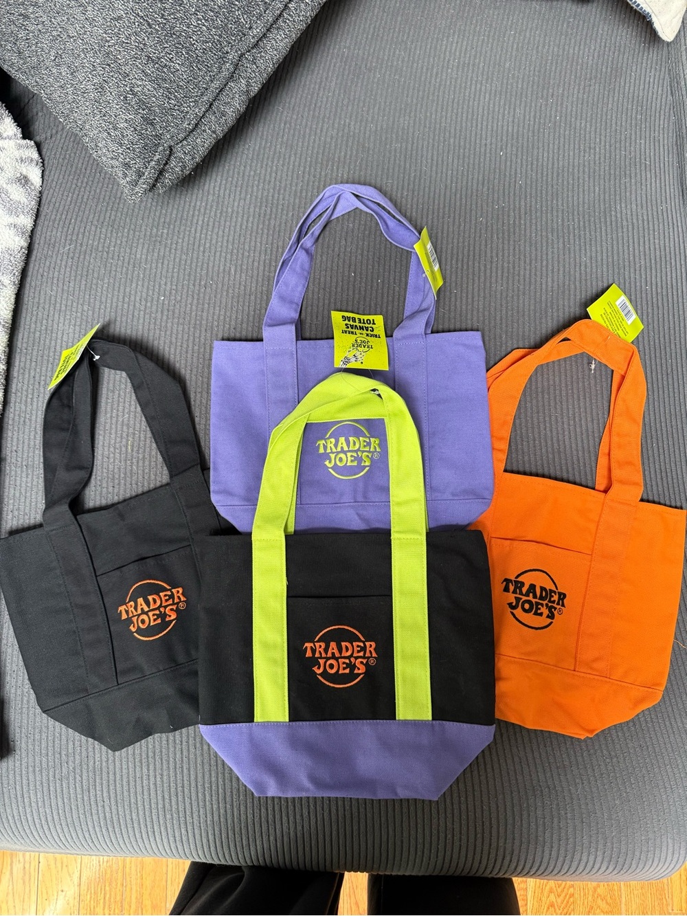 Trader Joe’s Mini Canvas Tote Bag Set